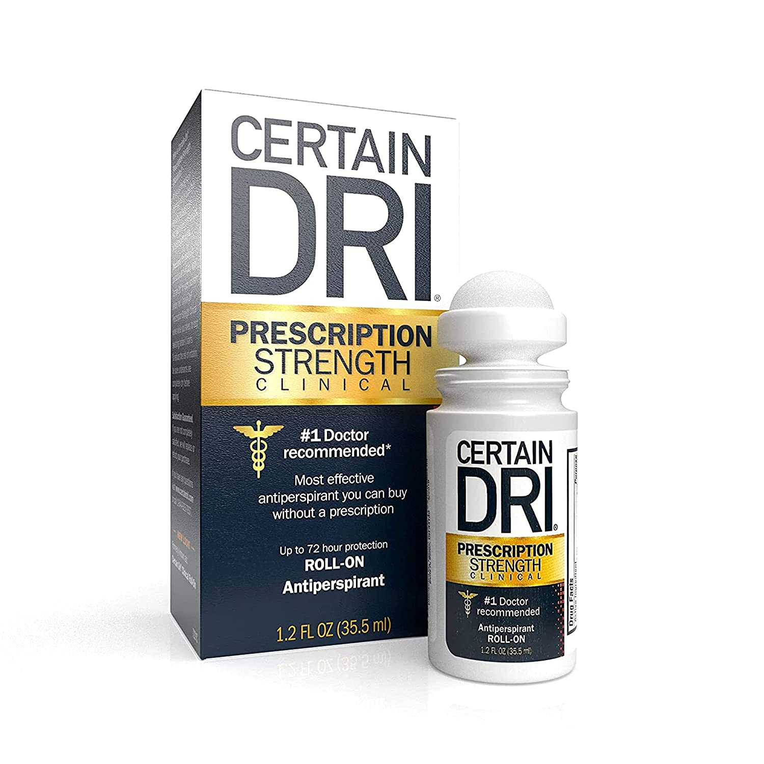 Определенный Dri AXDSE181180 Клинический роликовый антиперспирант Prescription Strength, 1,20 унции