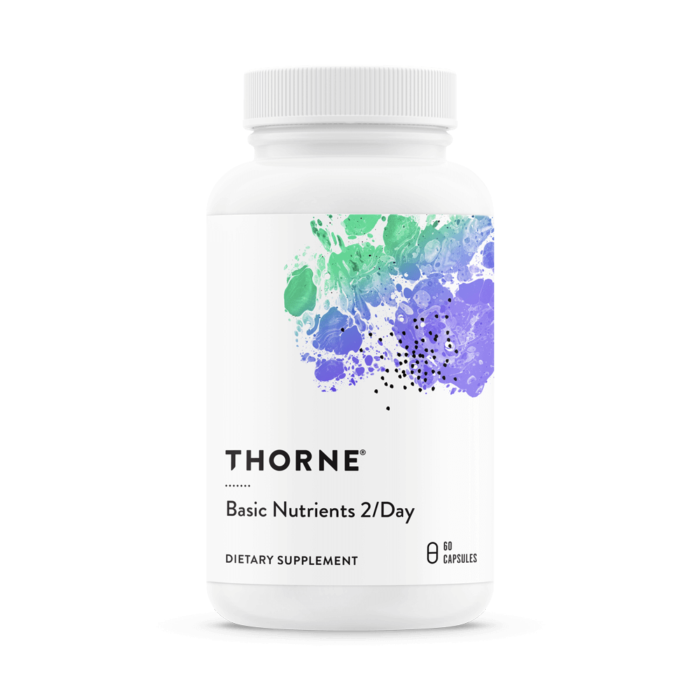 Thorne Research, базовые питательные вещества для приема 2 капсул в день, 60 капсул