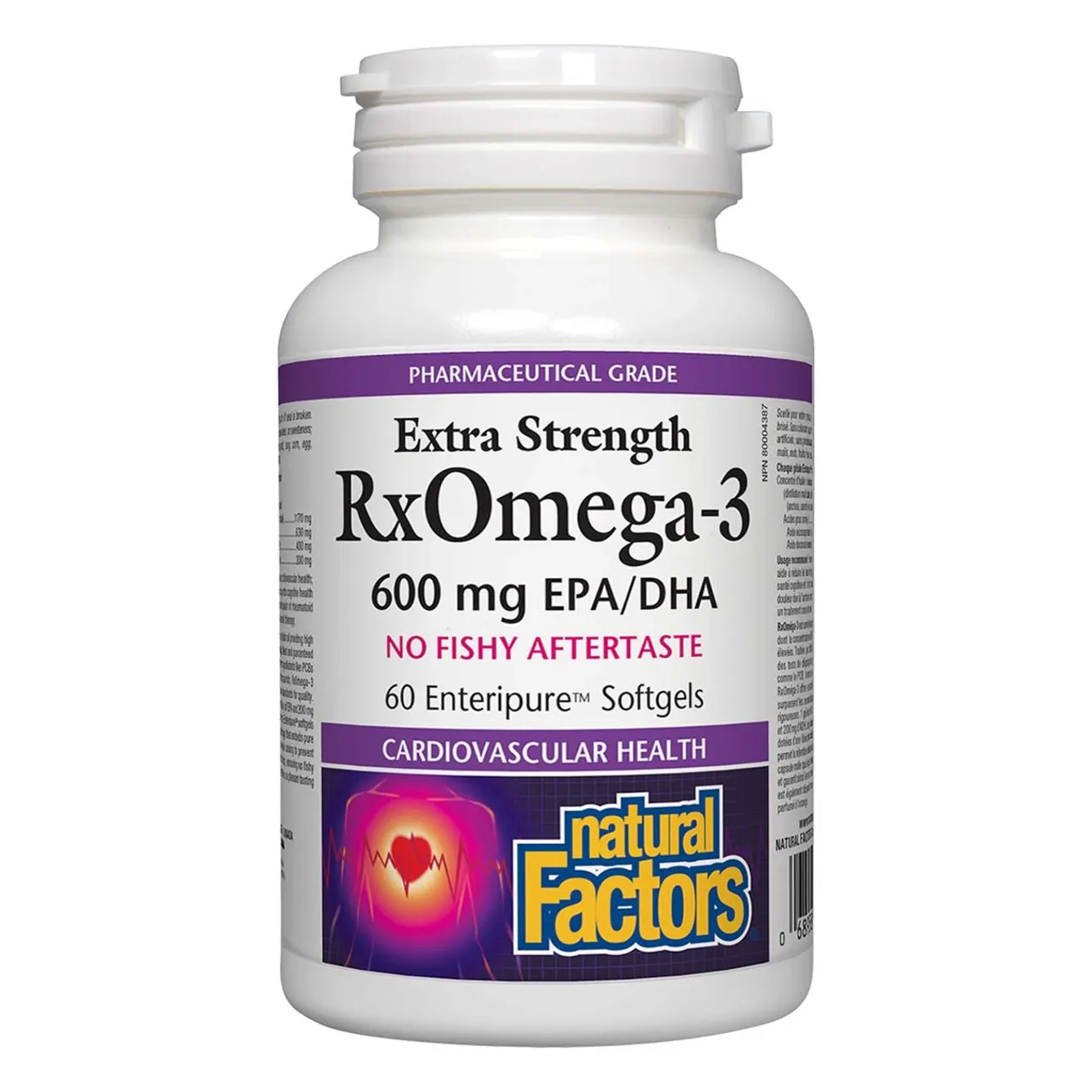 Natural Factors Women's Complete RxOmega-3, 600 мг, 60 капсул